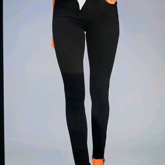 AGOLDE Sophie black high waist skinny jeans 27 - Picture 1 of 11